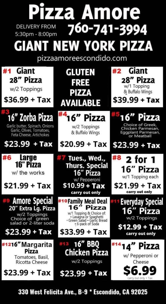 Coupons Pizza Amore New York Style Pizza Escondido CA   DELIVERY FROM 530 800 560x1024 